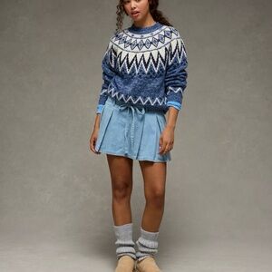 AMERICAN EAGLE Winter Graphics Sweater (Size: M) NWT